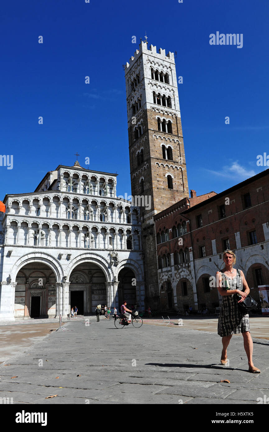 Der Duomo, Lucca, Italien Stockfoto