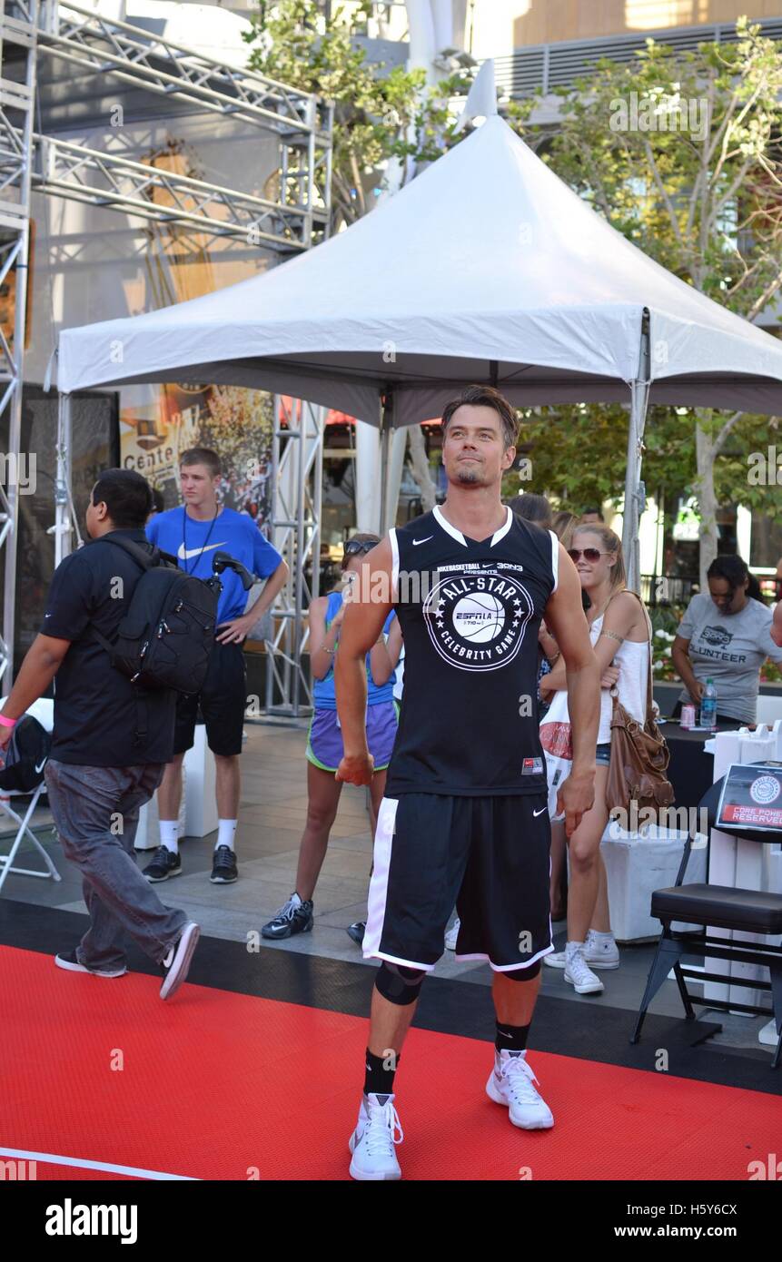 Josh Duhamel auf der 2015 Nike Basketball 3ON3 Turnier in L.A. Live in Los Angeles am 7. August 2015 Stockfoto