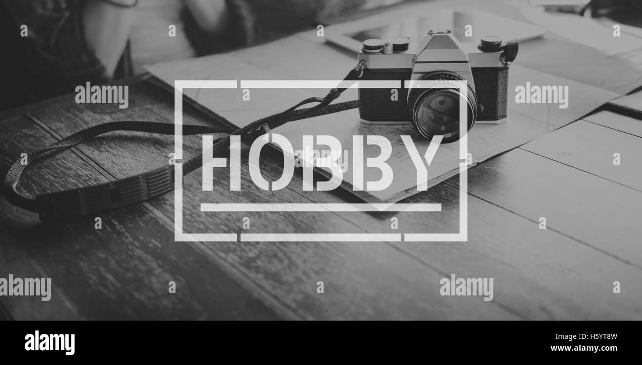 Freizeit Hobbys Freizeit Zeitvertreib Aktivität Konzept Stockfoto