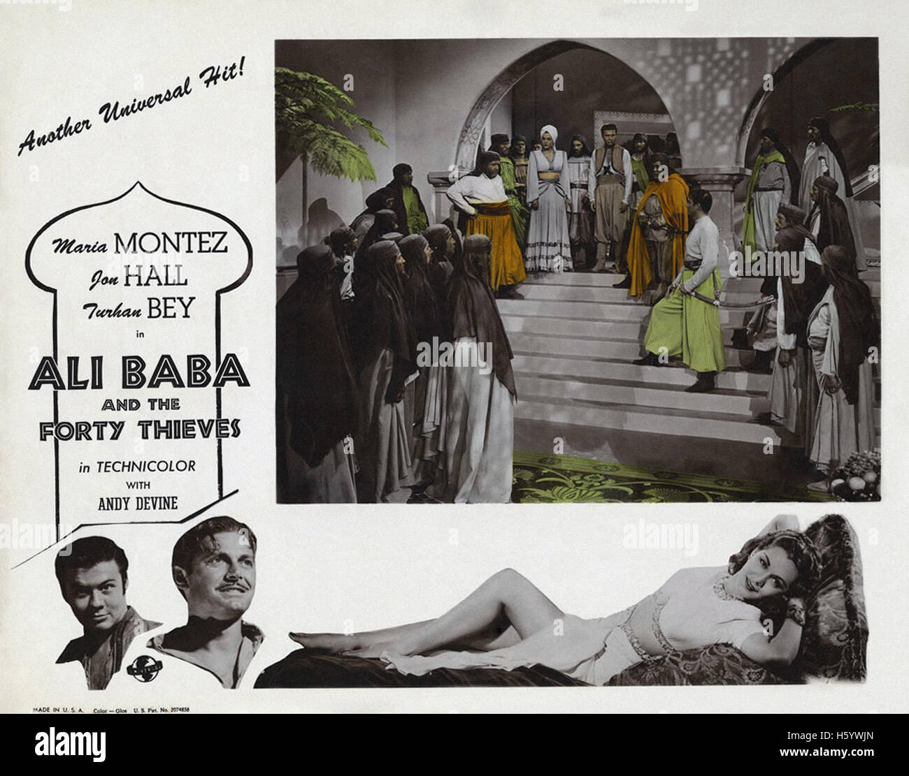Ali Baba und die vierzig Räuber (1944) - Film-Poster Stockfoto