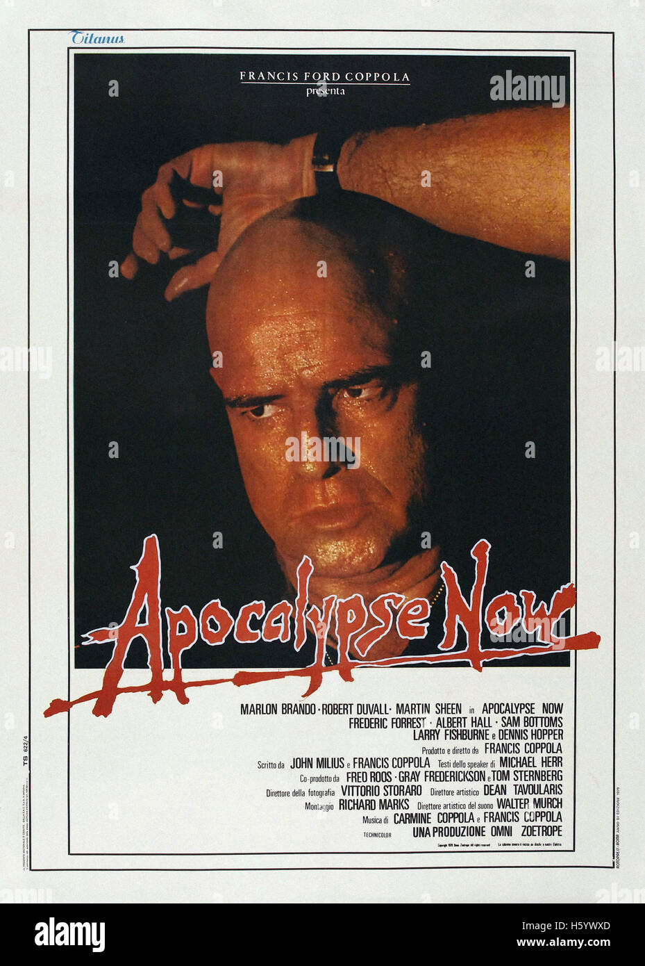 Apocalypse Now - Filmplakat Stockfoto