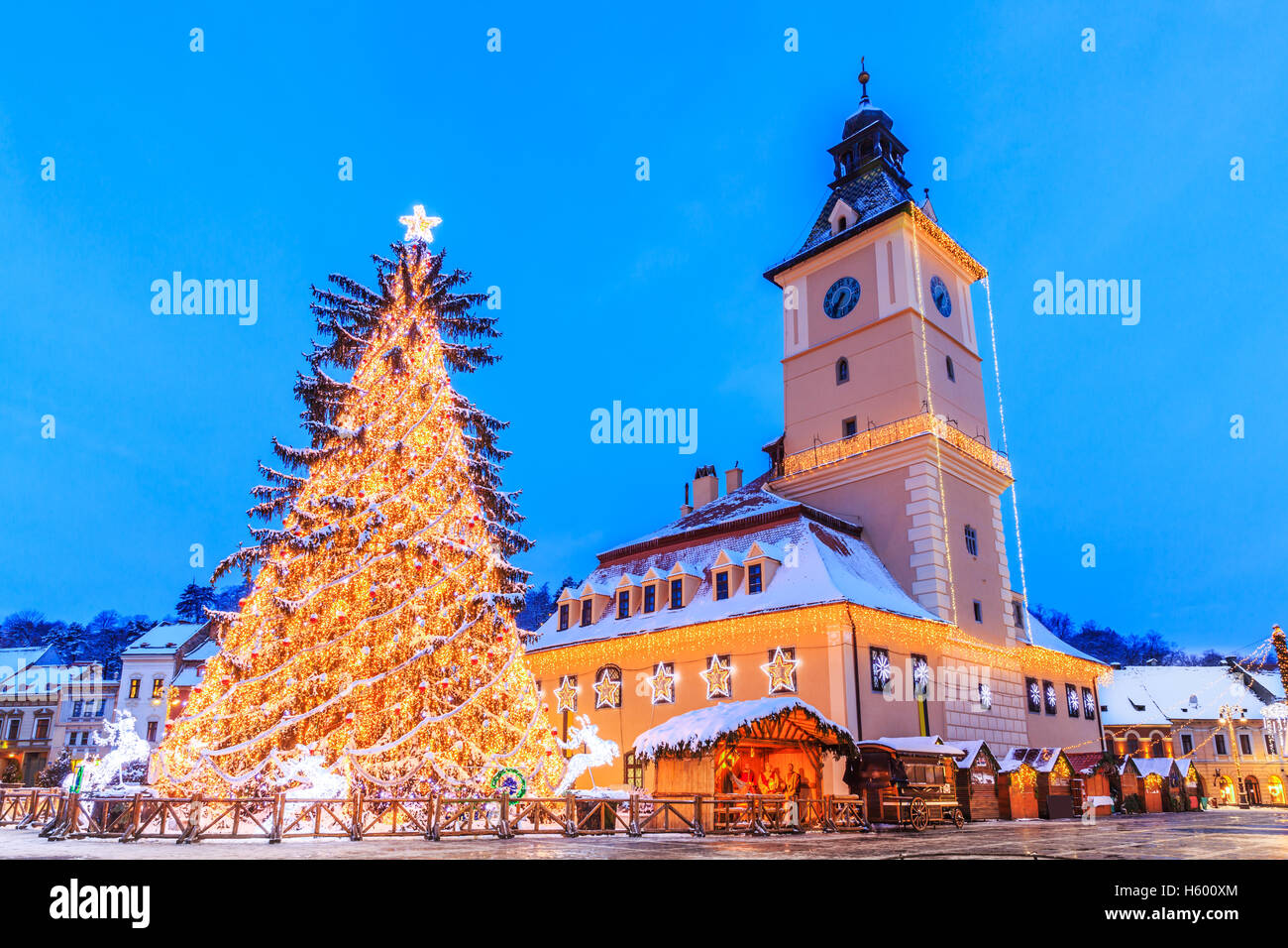 Brasov, Rumänien. Stockfoto