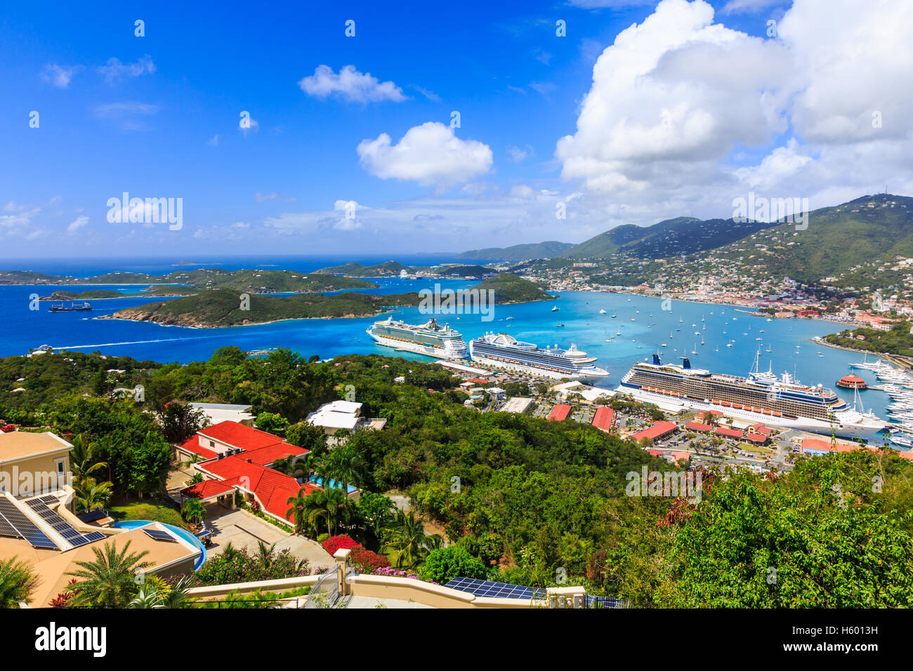 Karibik, St. Thomas. Stockfoto