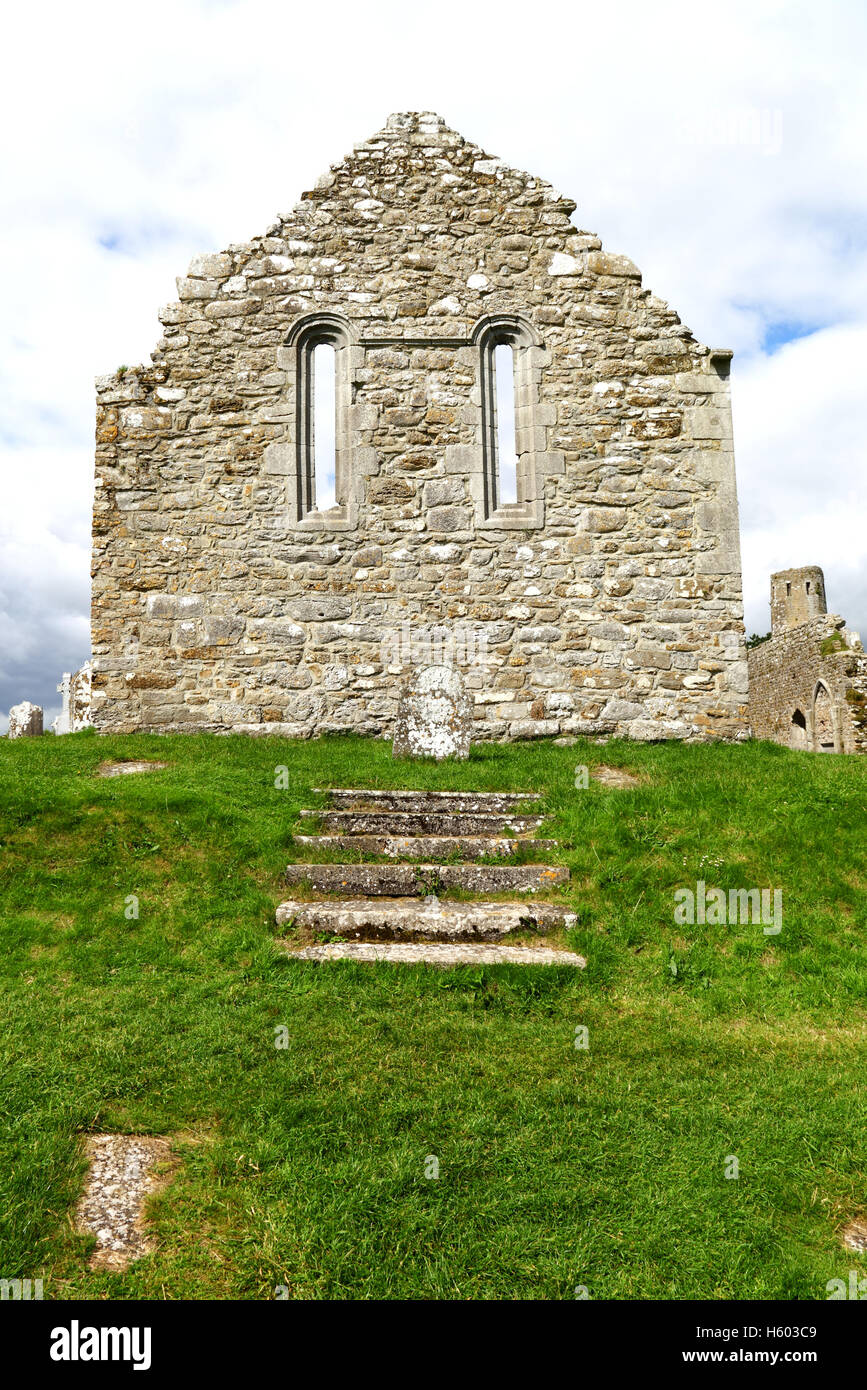 Alte Kirche Wand, Irland Stockfoto