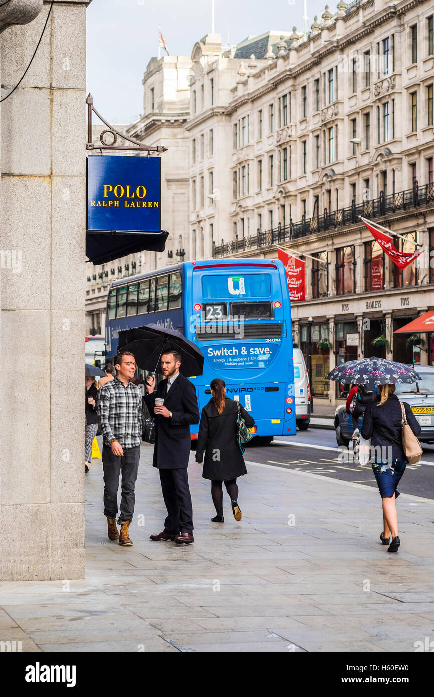 Regent Street Szene, London, England, U.K Stockfoto