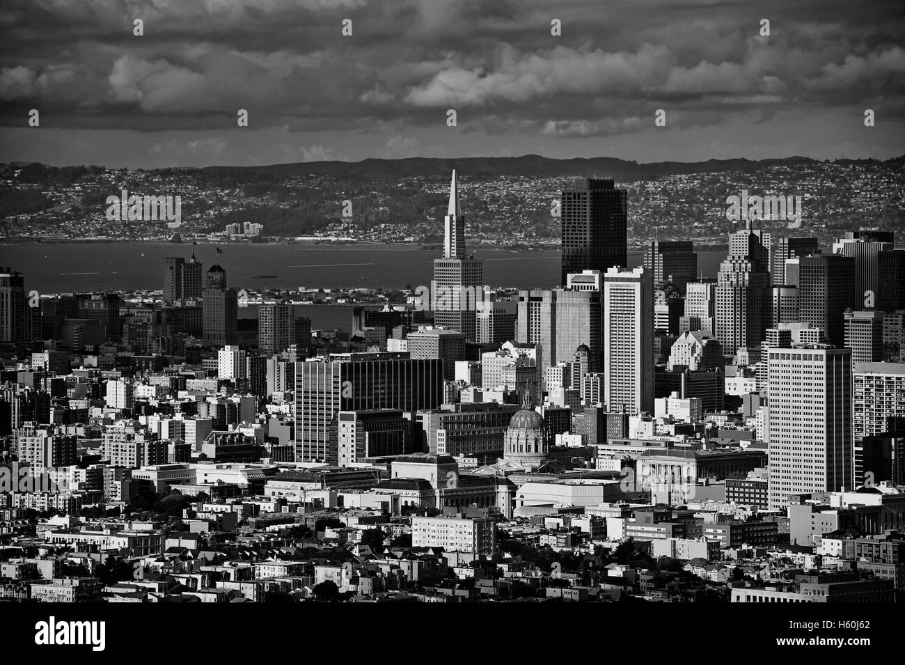 Skyline von San Francisco Stockfoto