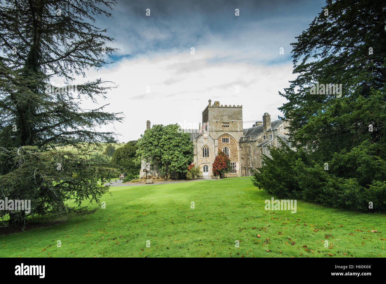 Kirche in Buckland Abbey in Devon, UK britische traditionelle Welterbe-Aufstellungsort. Stockfoto