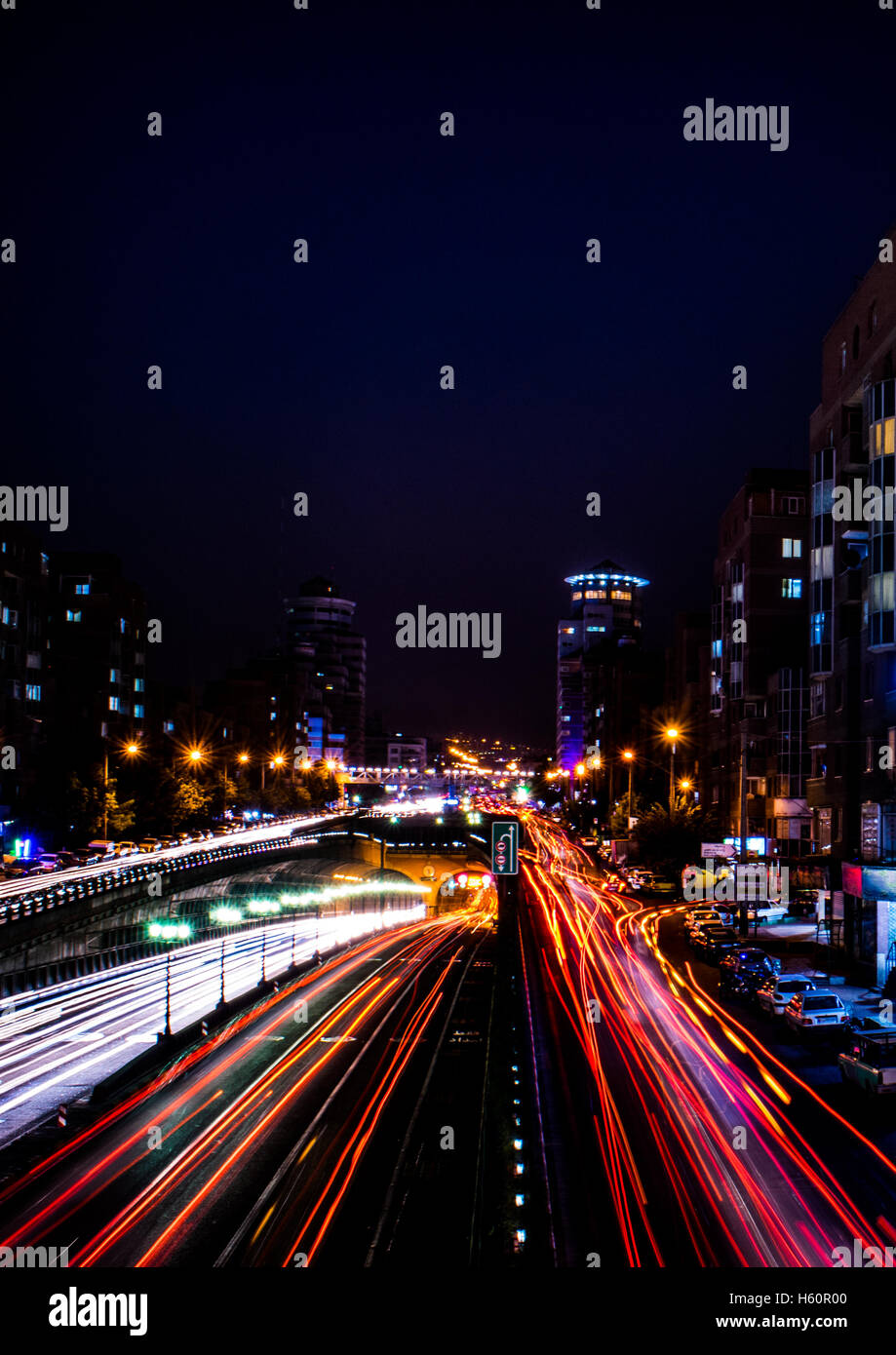 Lichter der Stadt Stockfoto