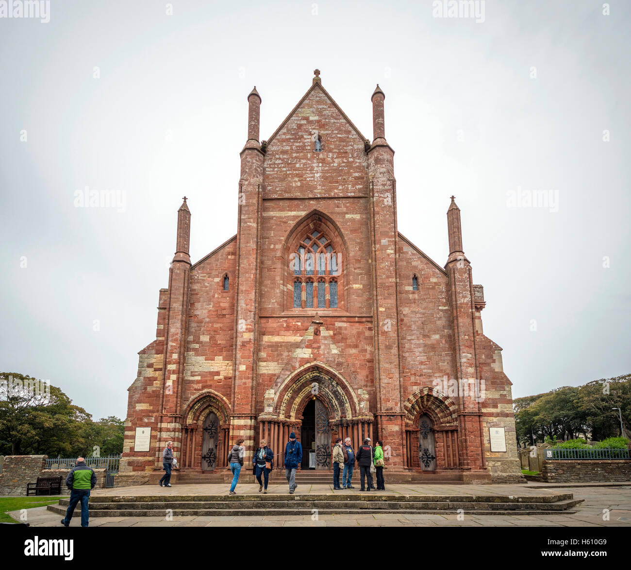 St. Magnus Kathedrale in Kirkwall, Orkney Festland Schottland, UK Stockfoto