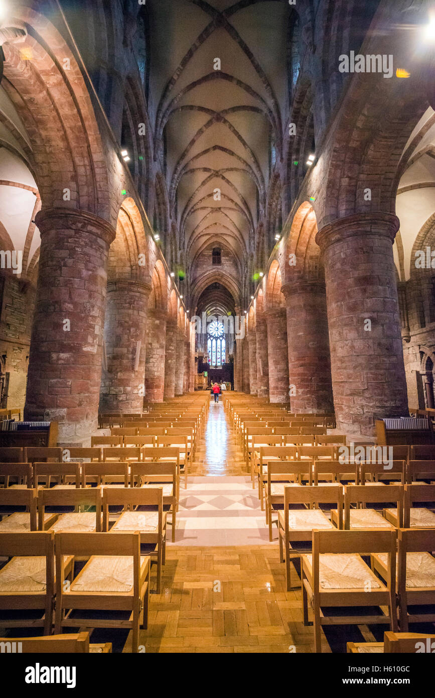 Das Innere der St. Magnus Kathedrale in Kirkwall, Orkney Festland Schottland, UK Stockfoto