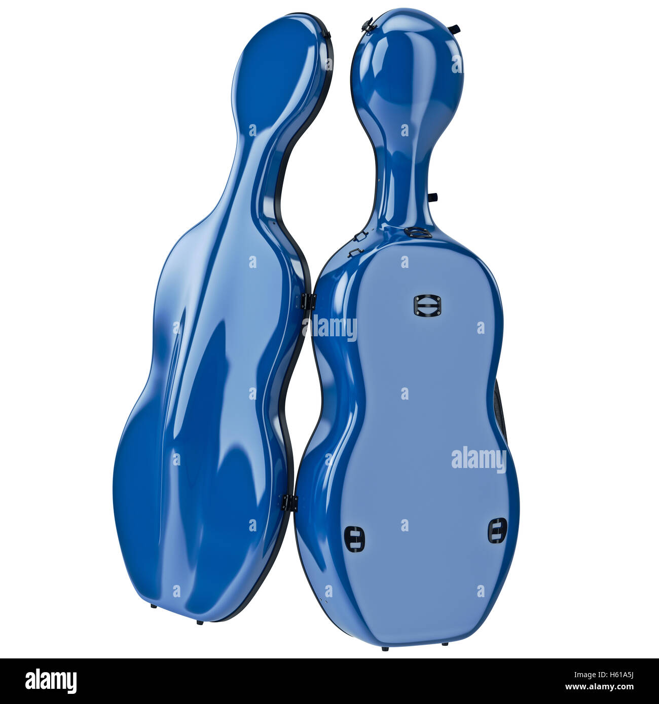 Viola Cello Case Sicherheit, freie Sicht Stockfoto