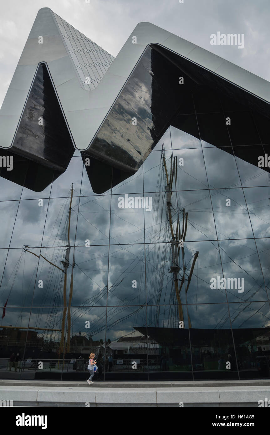 Glasgow Riverside Museum von Zaha Hadid Architekten: Phillip Roberts Stockfoto