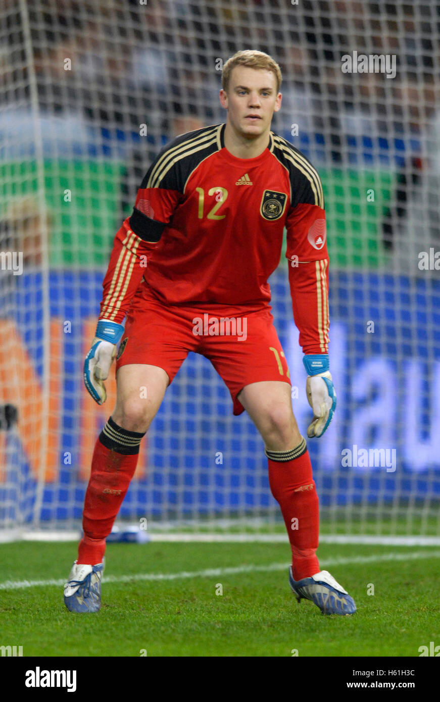 Manuel Neuer, Fußball Freundschaftsspiel Deutschland - Elfenbeinküste 2: 2 in der Veltins-Arena in Gelsenkirchen, Nordrhein-Westfalen Stockfoto