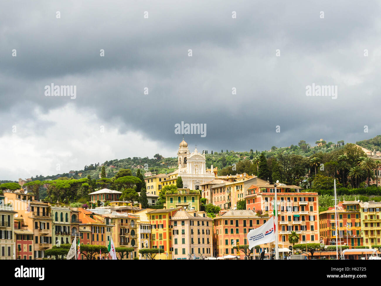 Kirche von San Giacomo di Corte Santa Margherita Ligurien Italien Stockfoto