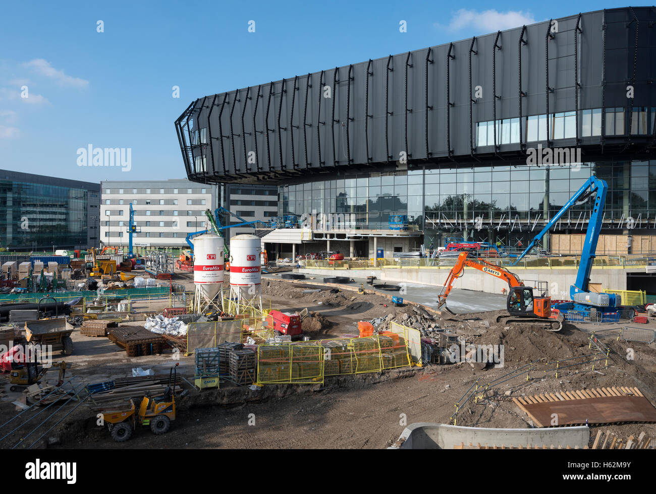 Der Bau der WestQuay Wasserzeichen Entwicklung im Stadtzentrum von Southampton in Hampshire, England, UK 23. Oktober 2016 Stockfoto