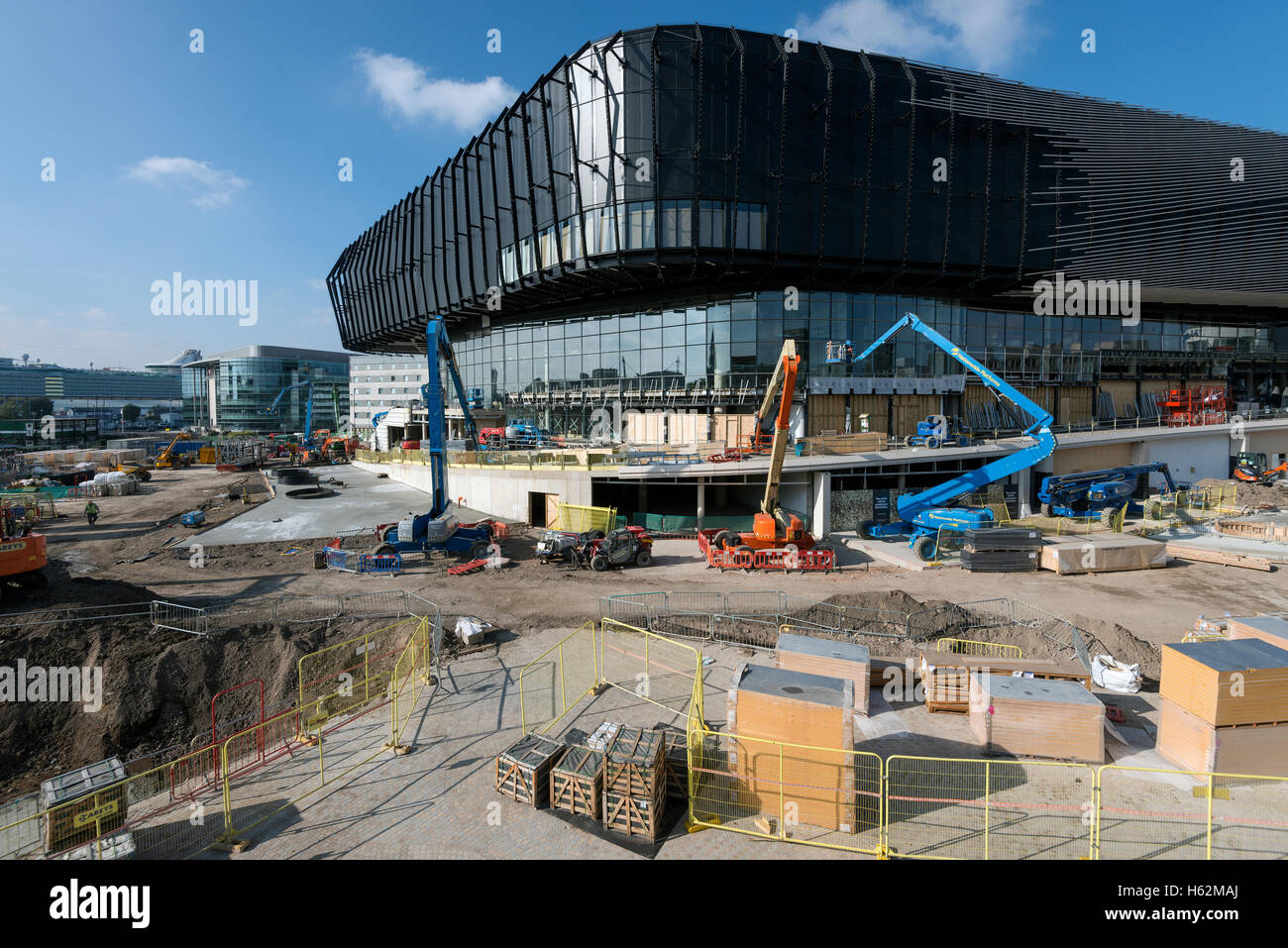 Der Bau der WestQuay Wasserzeichen Entwicklung im Stadtzentrum von Southampton in Hampshire, England, UK 23. Oktober 2016 Stockfoto