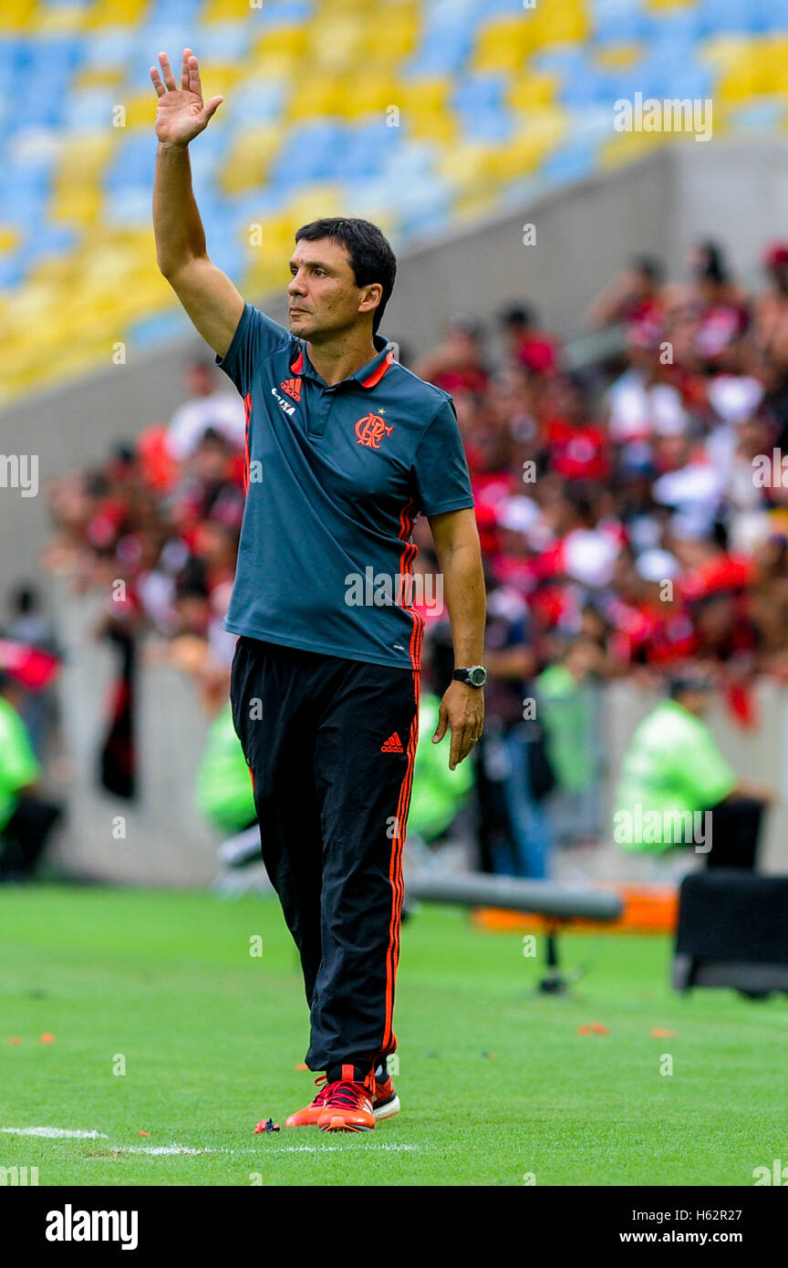 Rio De Janeiro, Brasilien. 23. Oktober 2016. Ze Ricardo für Flamengo Vs Corinthians hielt die 32. Runde der Meisterschaft im Maracanã in Rio De Janeiro, RJ. Bildnachweis: Marcelo Cortes/FotoArena/Alamy Live-Nachrichten Stockfoto