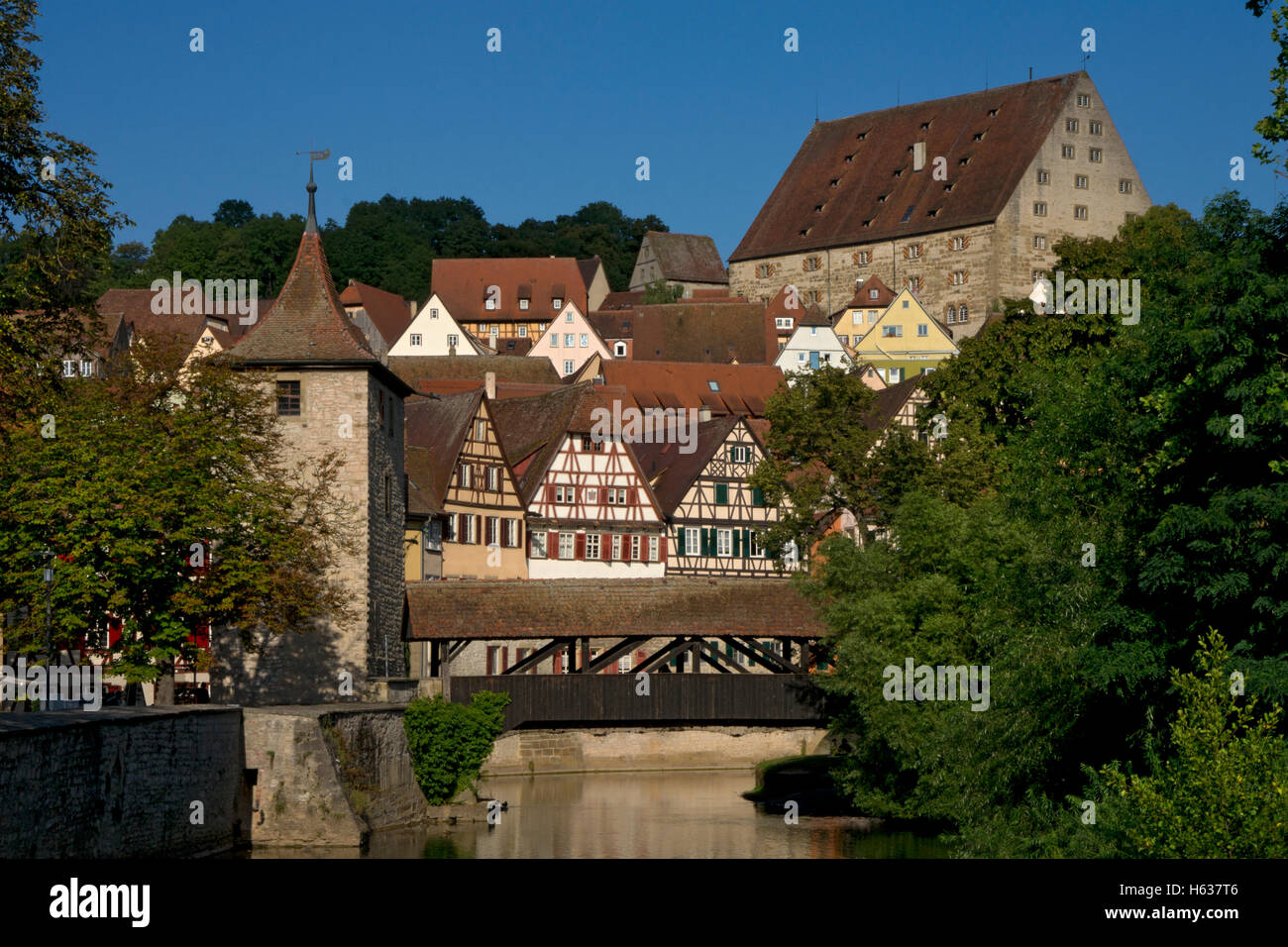 Schwäbischen Hall, Baden-Württemberg, Deutschland Stockfoto