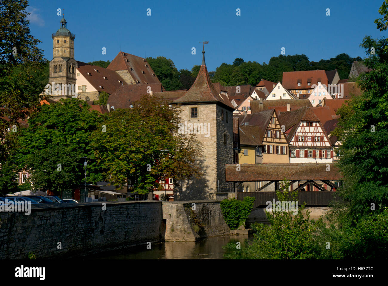 Schwäbischen Hall, Baden-Württemberg, Deutschland Stockfoto