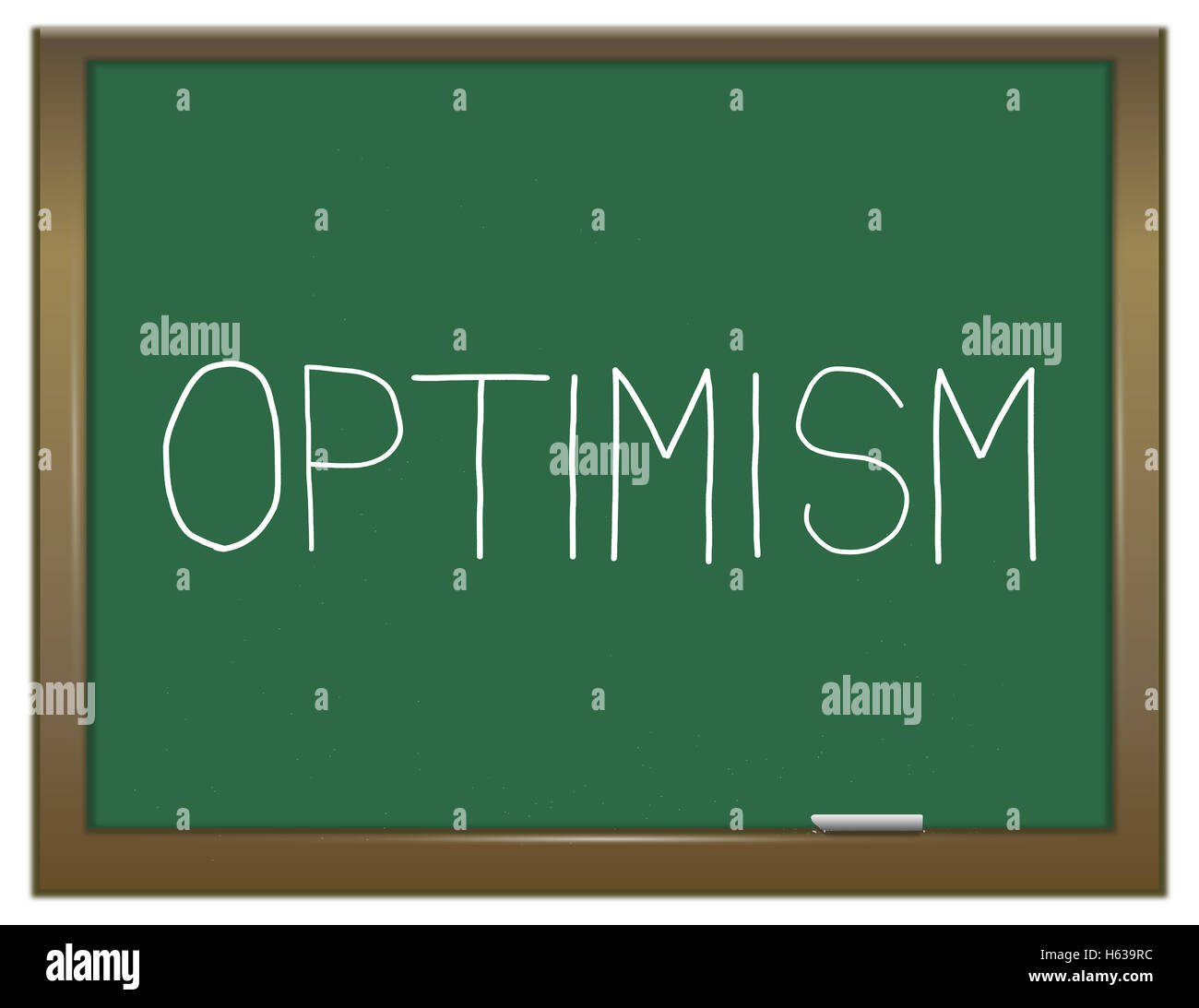 Optimismus-Konzept. Stockfoto