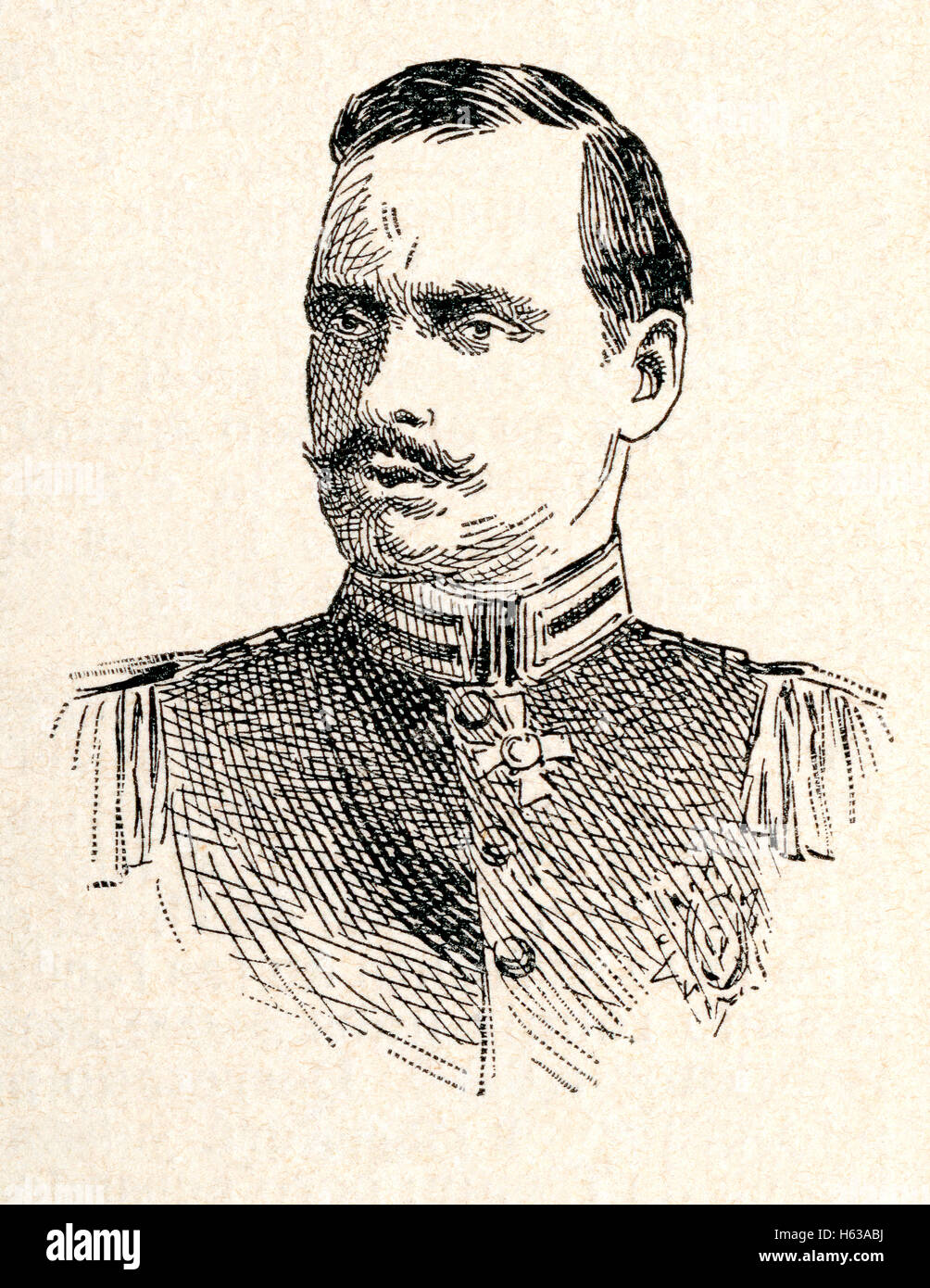 Ernest Louis Charles Albert William, genannt Ernie, 1868 – 1937.  Letzter Großherzog von Hessen und Rhein. Stockfoto