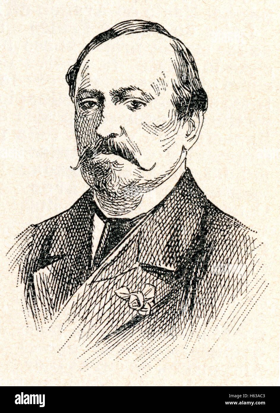 Ernst II, 1818 1893. Souveräner Herzog von Herzogtum von Sachsen