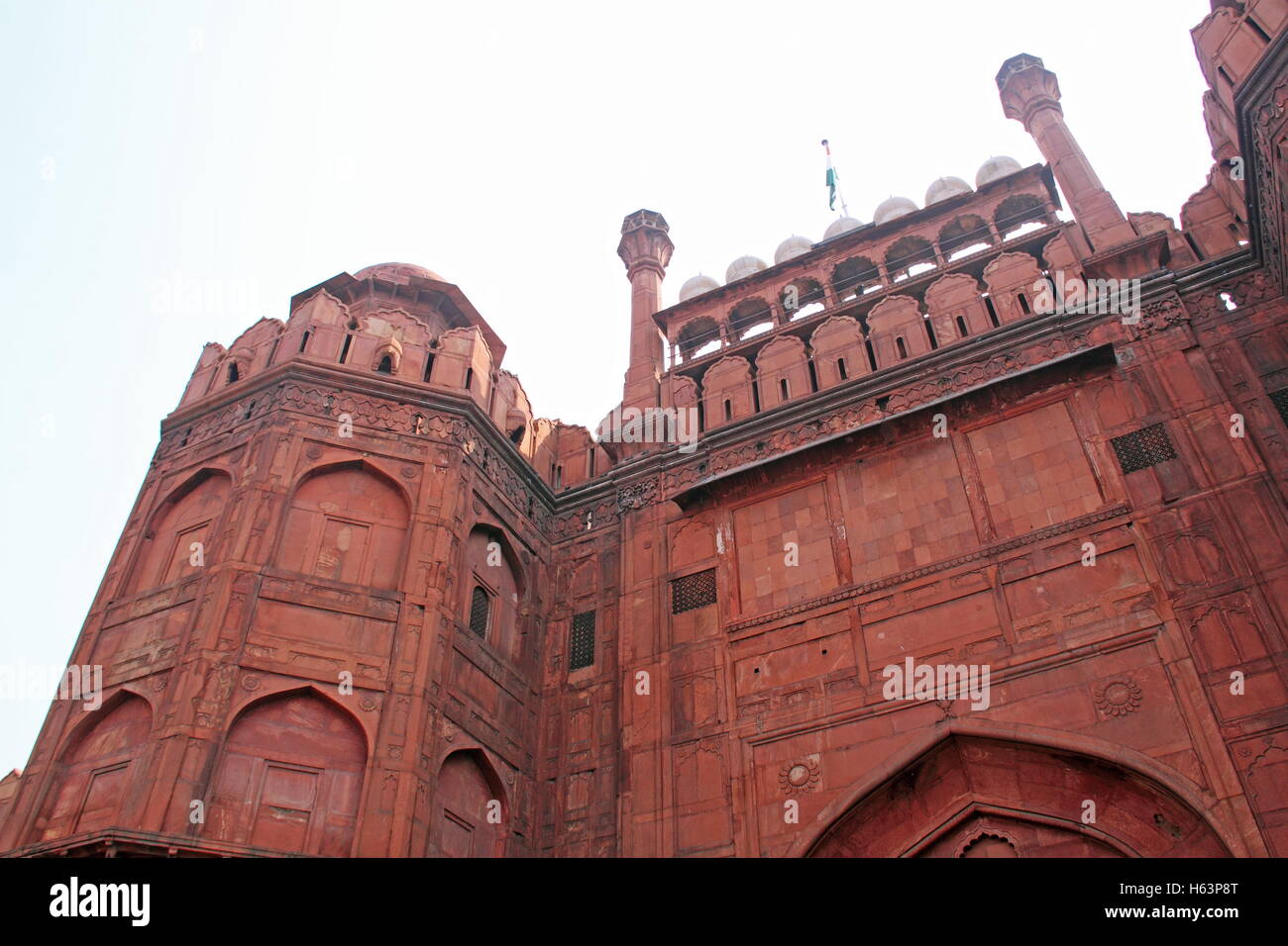 Lahore Gate, Red Fort, Alt-Delhi, Indien, indischer Subkontinent, Südasien Stockfoto