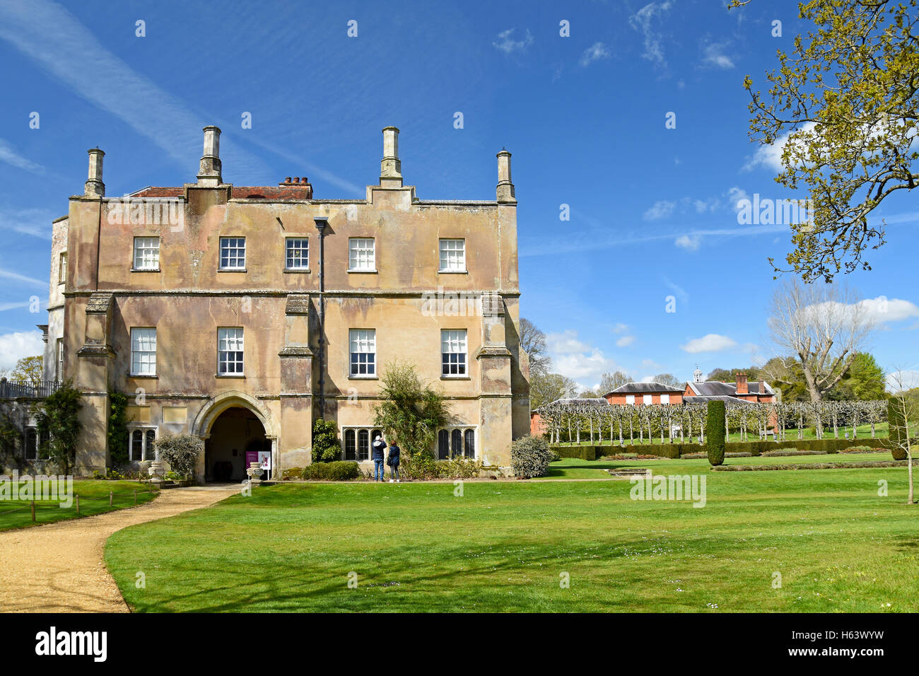 Mottisfont Abbey und Gärten, Romsey, Hampshire, England. Stockfoto