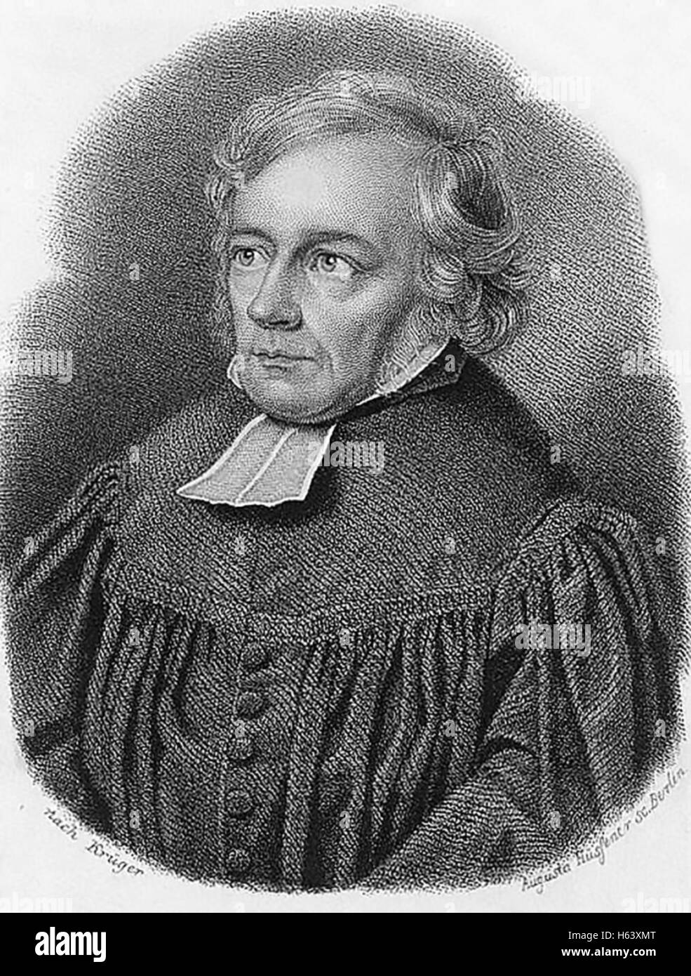 FRIEDRICH SCHLEIERMACHER (176801834) deutsche Bibelwissenschaftler Stockfoto