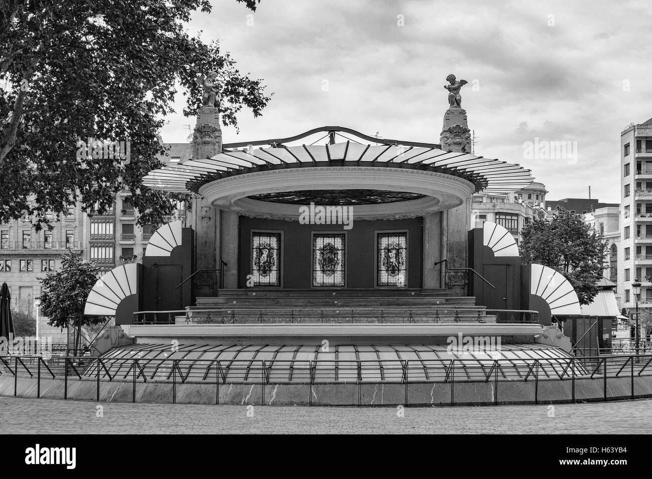 Pergola El Arenal von Bilbao, Baskenland, Spanien, Europa Stockfoto