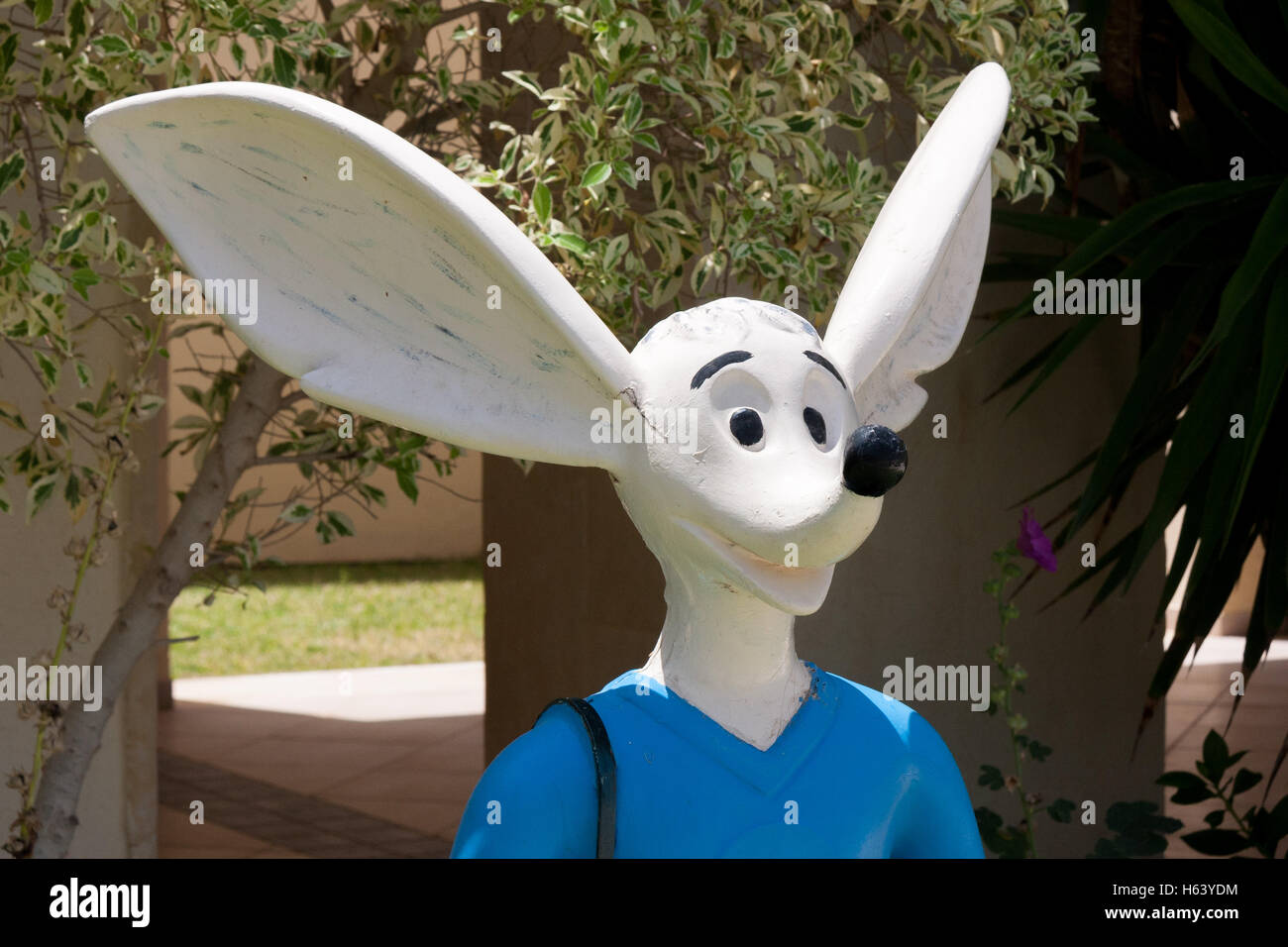 Maus-Statue vor Penelope Beach imperial hotel Stockfoto