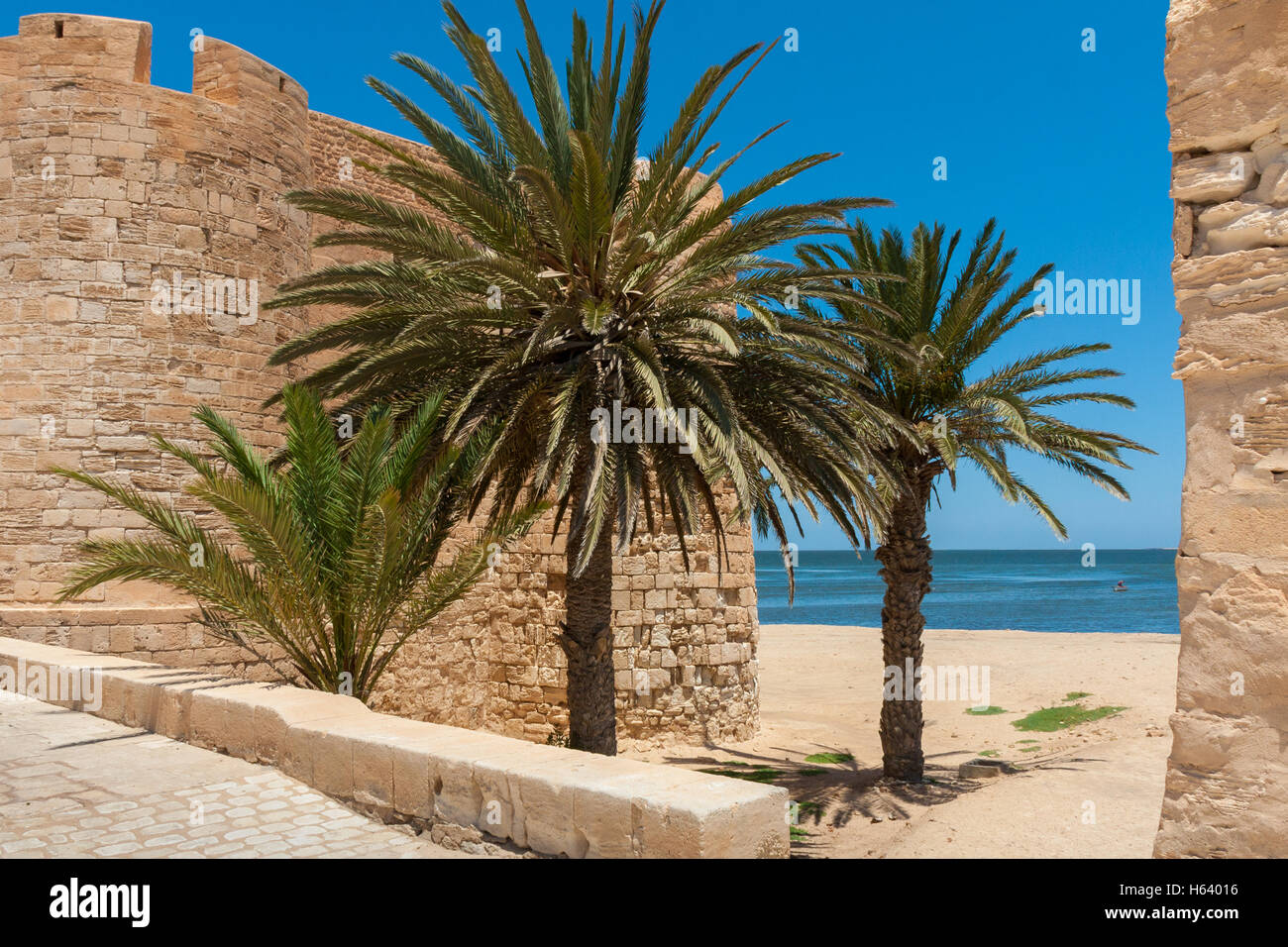 Festung Bordj el Kebir in Houmt Souk, Djerba Tunesien Stockfoto