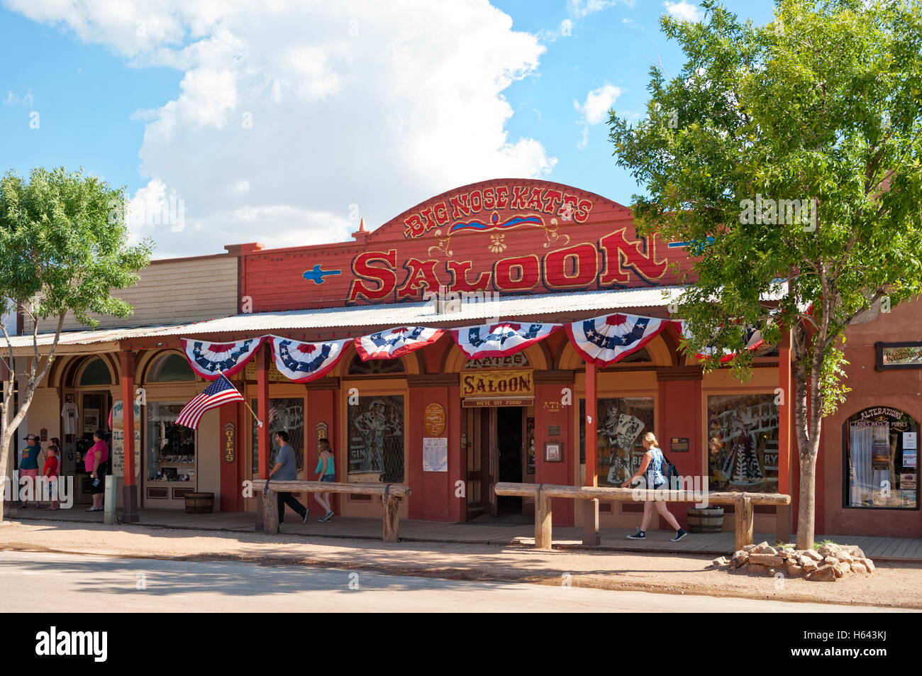 Große Nase Kates Saloon in Tombstone, Arizona Stockfoto