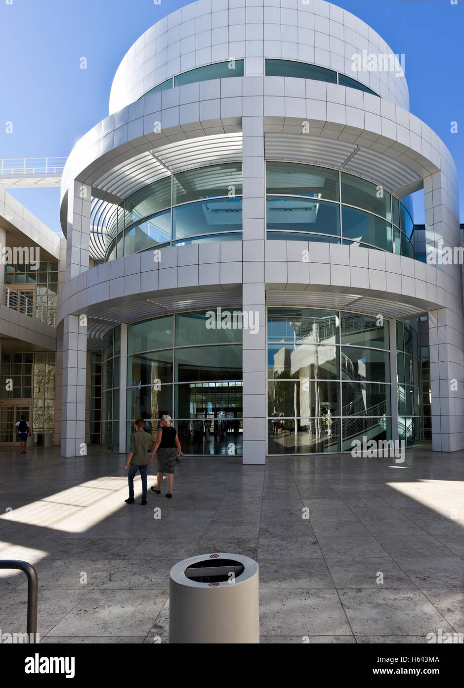 Das Getty Center in Los Angeles, Kalifornien, ist ein Campus des Getty Museums und anderen Programmen des Getty Trust. Stockfoto