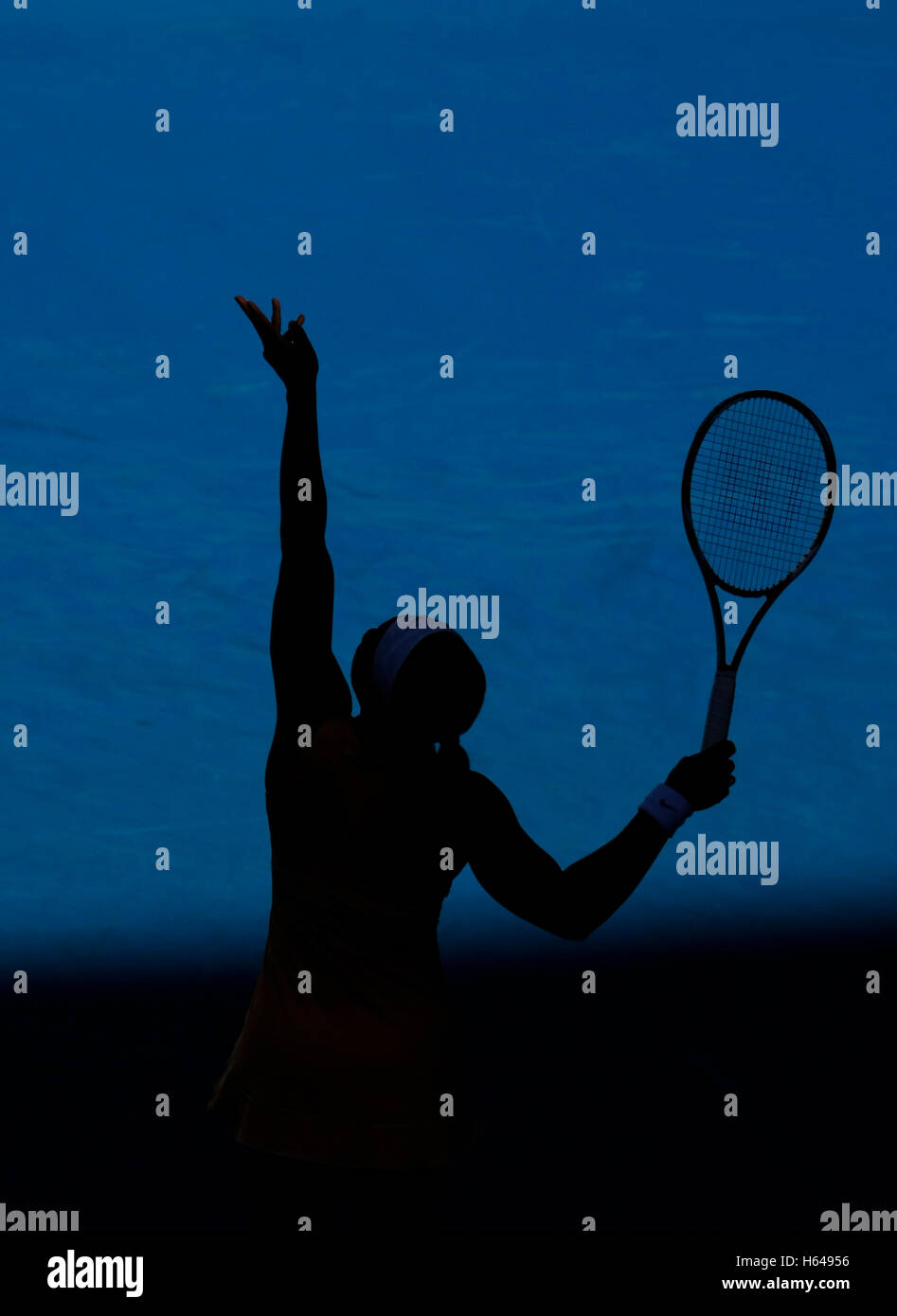 Serena Williams, USA, Tennis, Australian Open 2010, Grand-Slam-Turnier, Melbourne Park, Melbourne, Australien Stockfoto