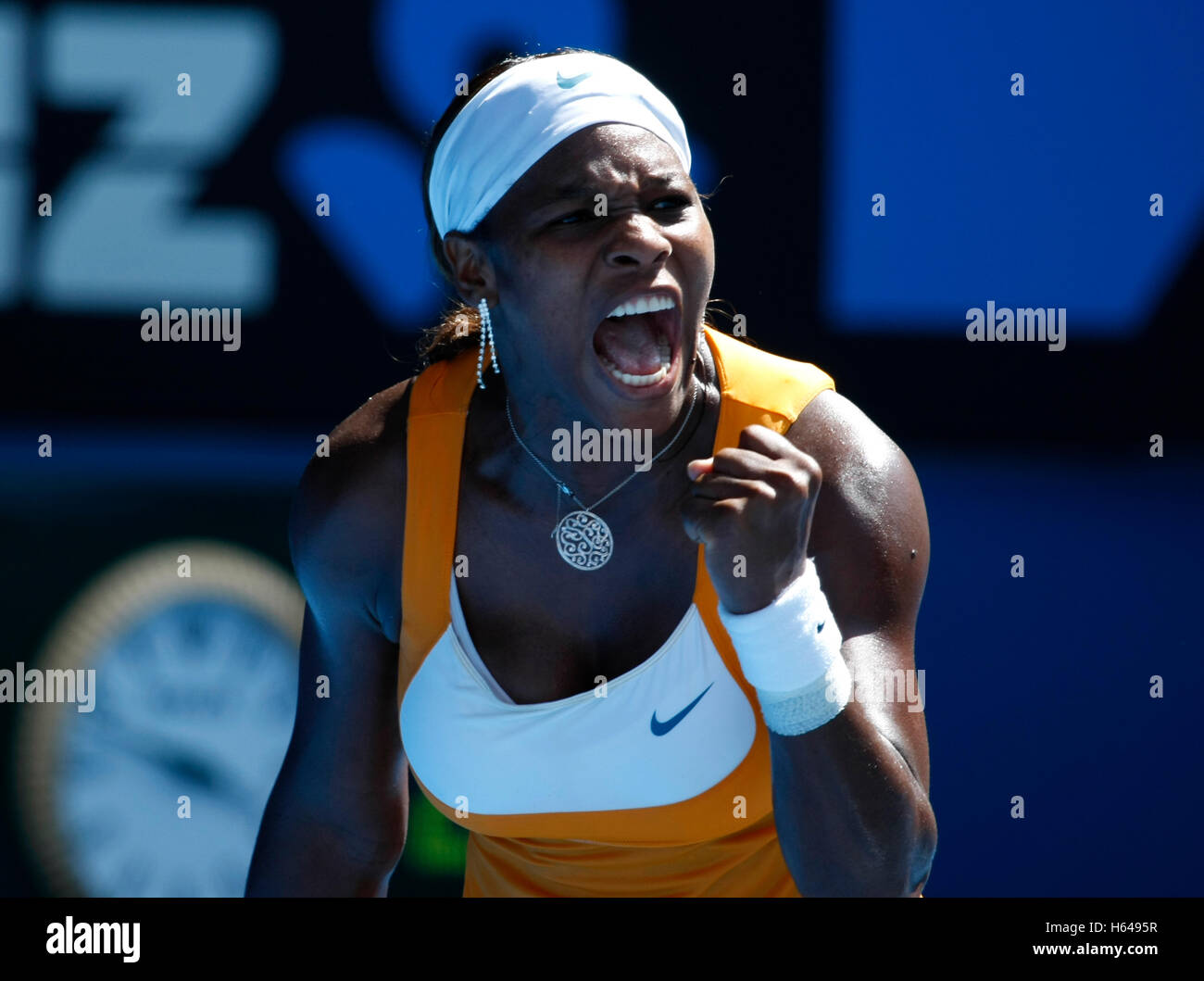Serena Williams, USA, Tennis, Australian Open 2010, Grand-Slam-Turnier, Melbourne Park, Melbourne, Australien Stockfoto