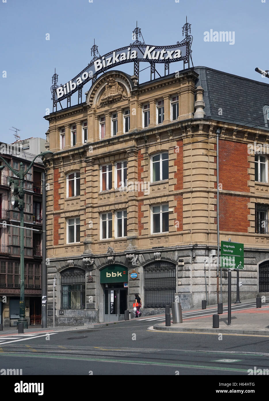 Bank von Bilbao Bilbao Bizkaia Kutxa Spanien Stockfoto