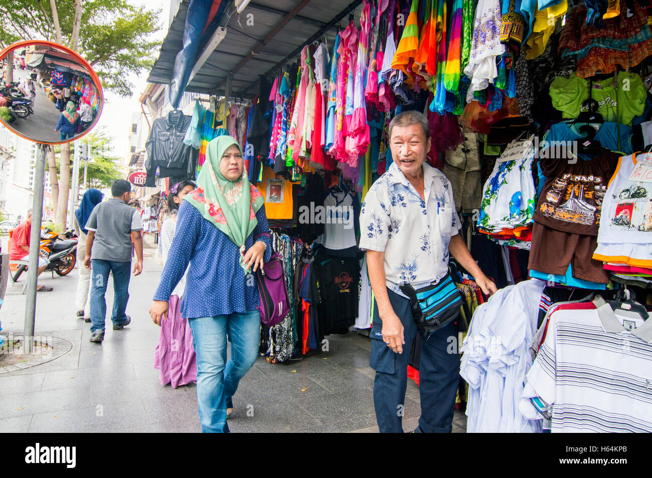 Einkaufen, Jalan Penang, Georgetown, Penang, Malaysia Stockfoto