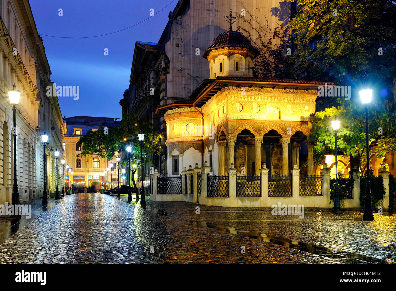 Stavropoleos Kloster, Bukarest, Rumänien Stockfoto