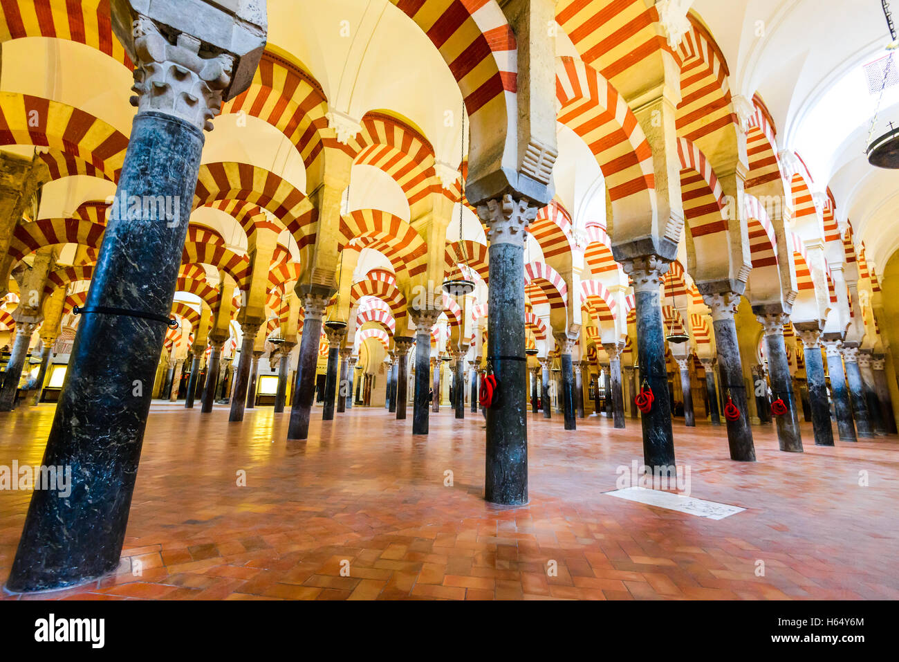 Cordoba, Spanien, Innere der Kathedrale und ehemalige große Moschee von Córdoba, Andalusien. Stockfoto