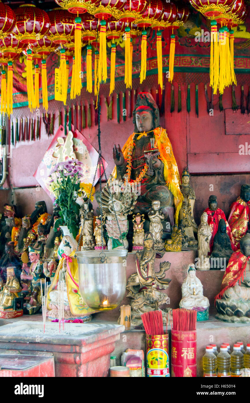 Göttin der Barmherzigkeit Tempel, Georgetown, Penang, Malaysia Stockfoto