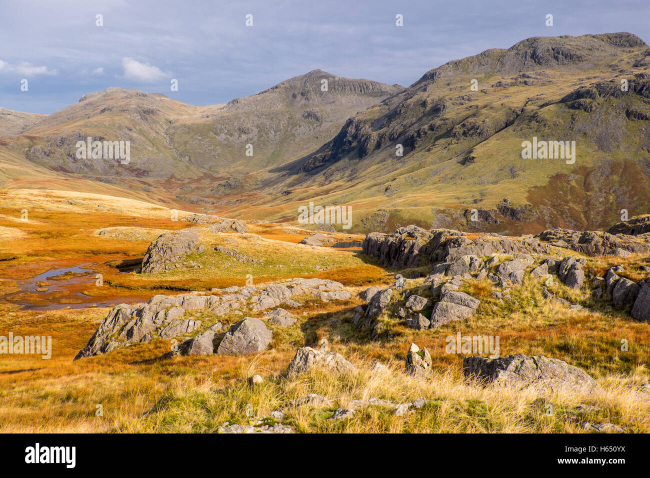 Nordwestgrat im Lake District National Park von Südwesten gesehen Stockfoto