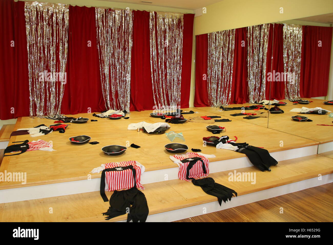 Bereit für die Kostümparty. Stockfoto