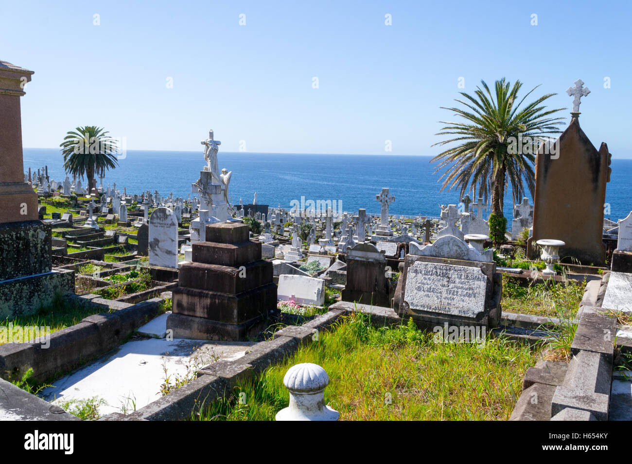 Waverley Cemetery In Bondi Coogee Walk Sydney Stockfotografie Alamy