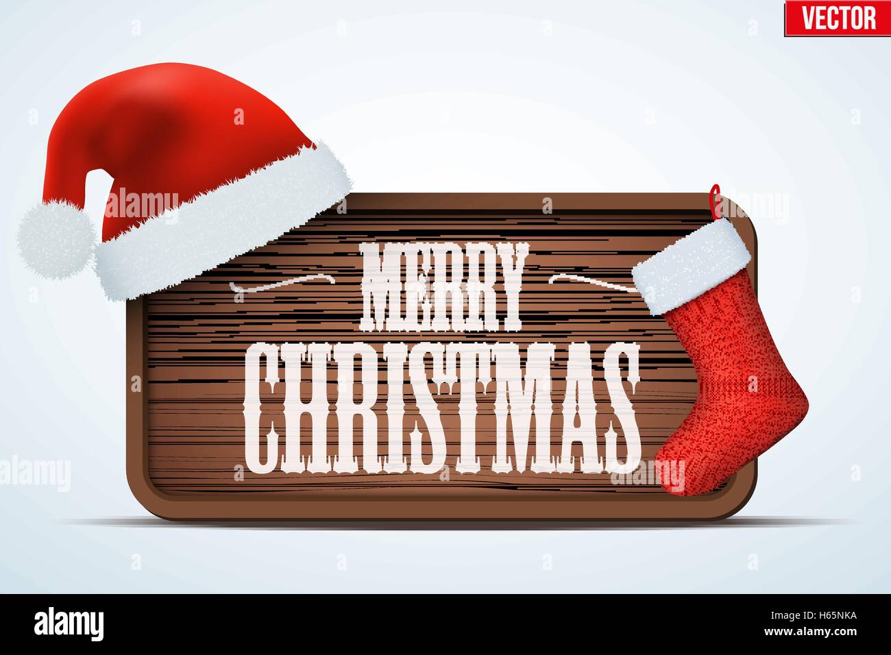 Weihnachten Gruß Board Stock Vektor