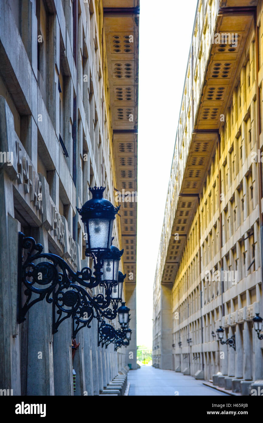 Santo Domingo, Dominikanische Republik. Innenansicht des Faro Colón, Christopher Columbus Leuchtturm. Stockfoto