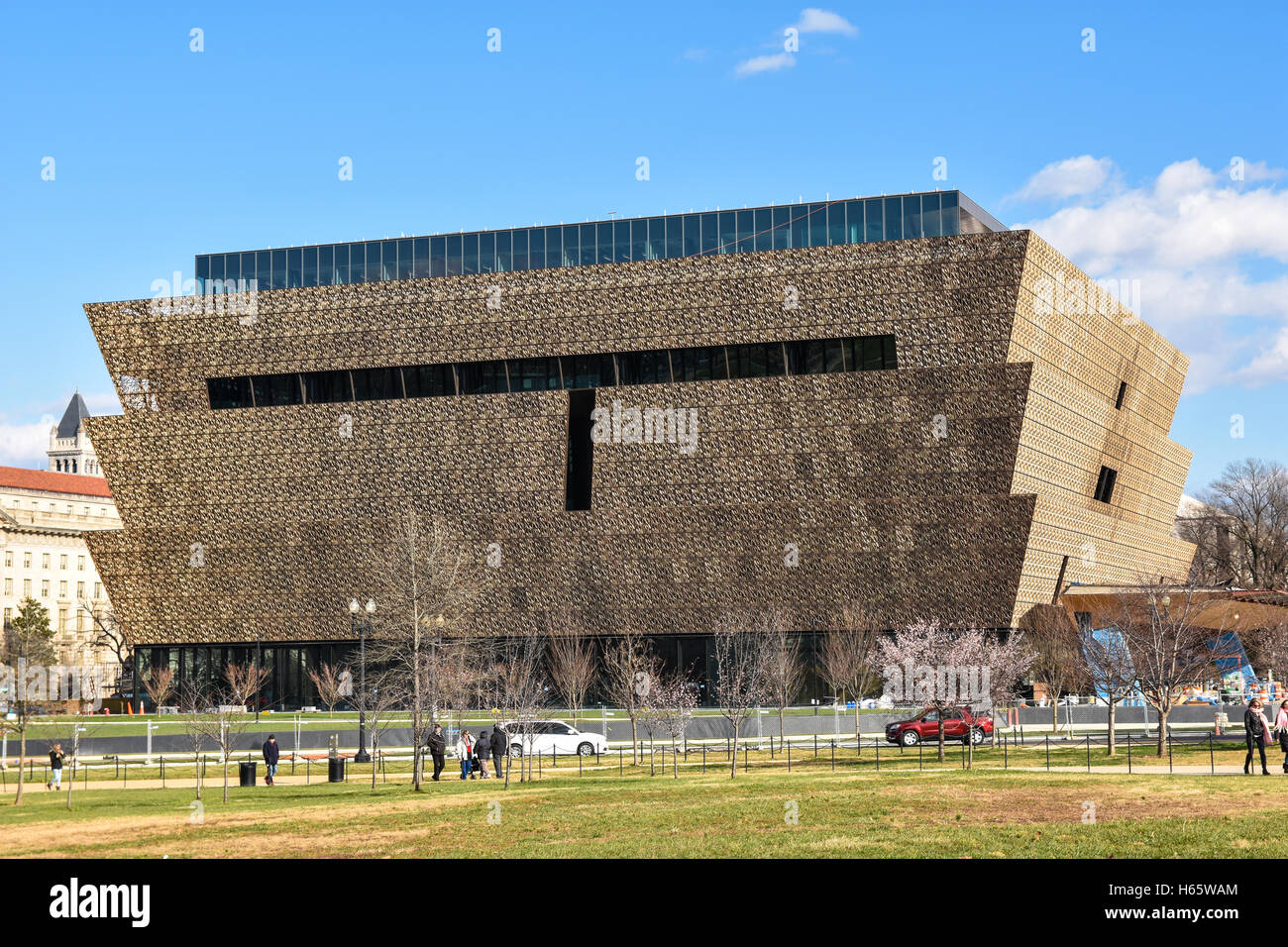 Washington DC, USA. Smithsonian National Museum of African American History und Kultur (NMAAHC). Stockfoto