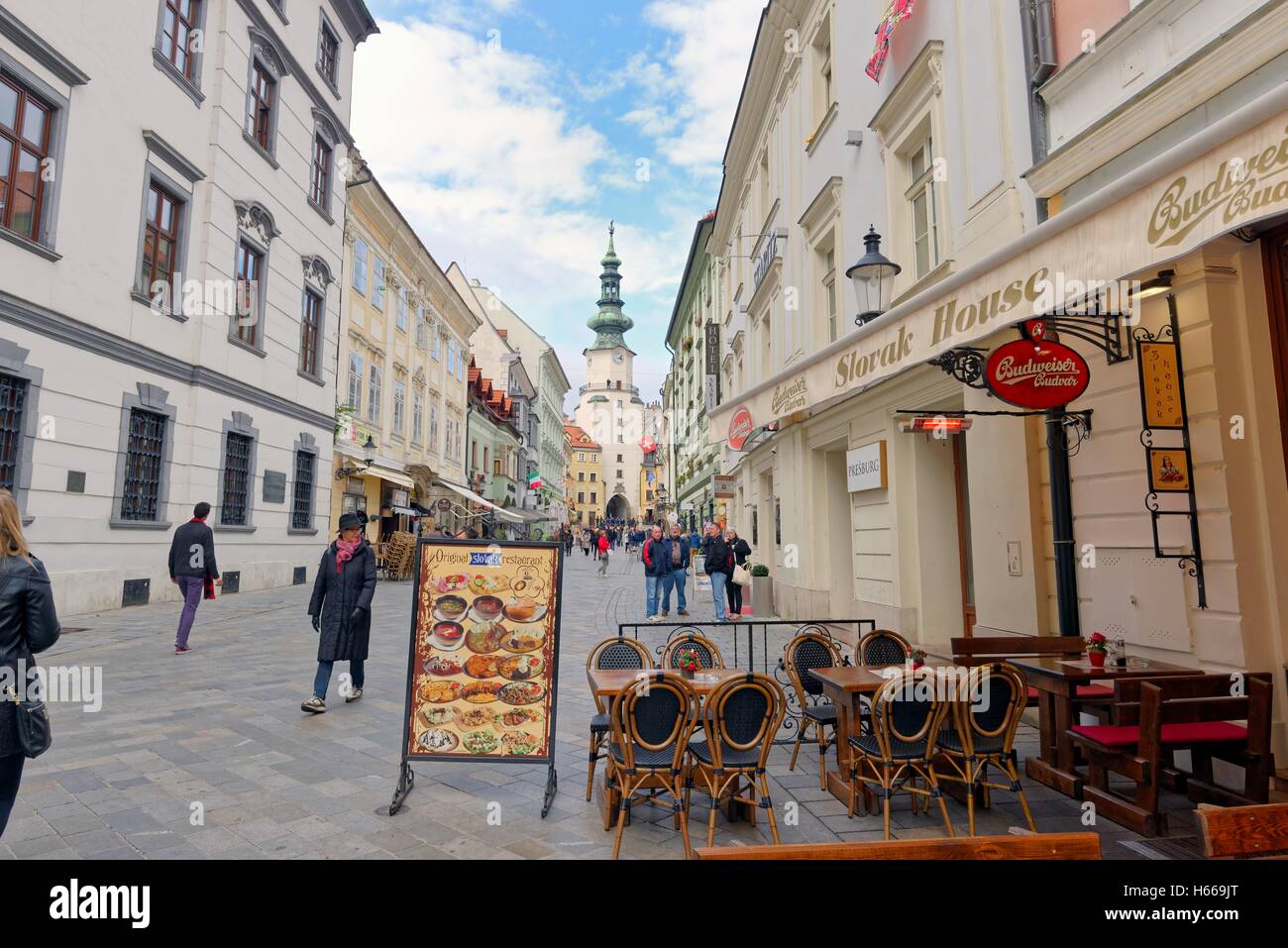 Historische Altstadt in Bratislava Slowakei Europa Stockfoto