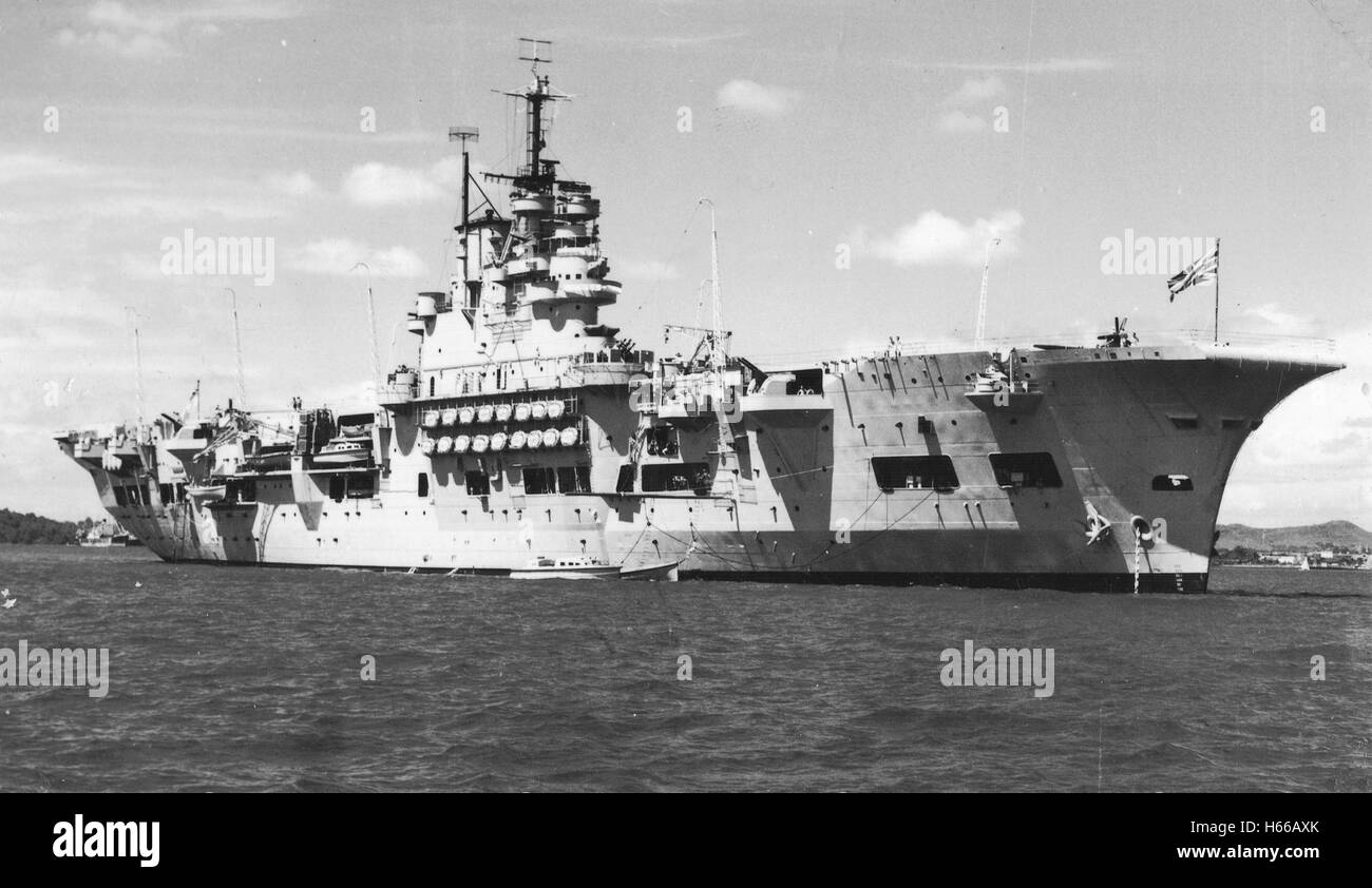 HMS Unicorn aus Singapur 1949 Einhorn war eine königliche Marine