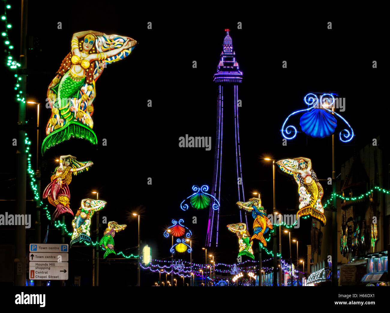 Blackpool illuminations Stockfoto